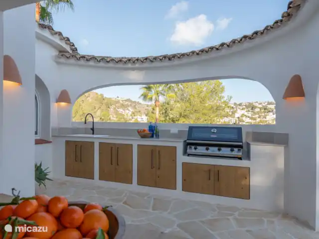 Villa del Valle en España, Costa Blanca, Benissa - villa Cocina exterior totalmente equipada