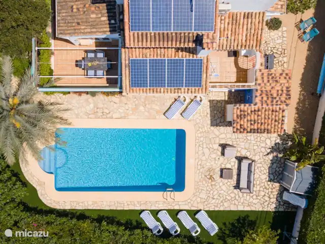 Villa Nij Tsjin | Espagne, Costa Blanca, Jávea - villa Villa Nij Tsjin terrain ci-dessus
