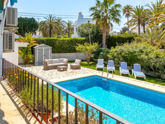 Villa Nij Tsjin | Espagne, Costa Blanca, Jávea - villa Villa Nij Tsjin vue sur la piscine depuis la terrasse latérale