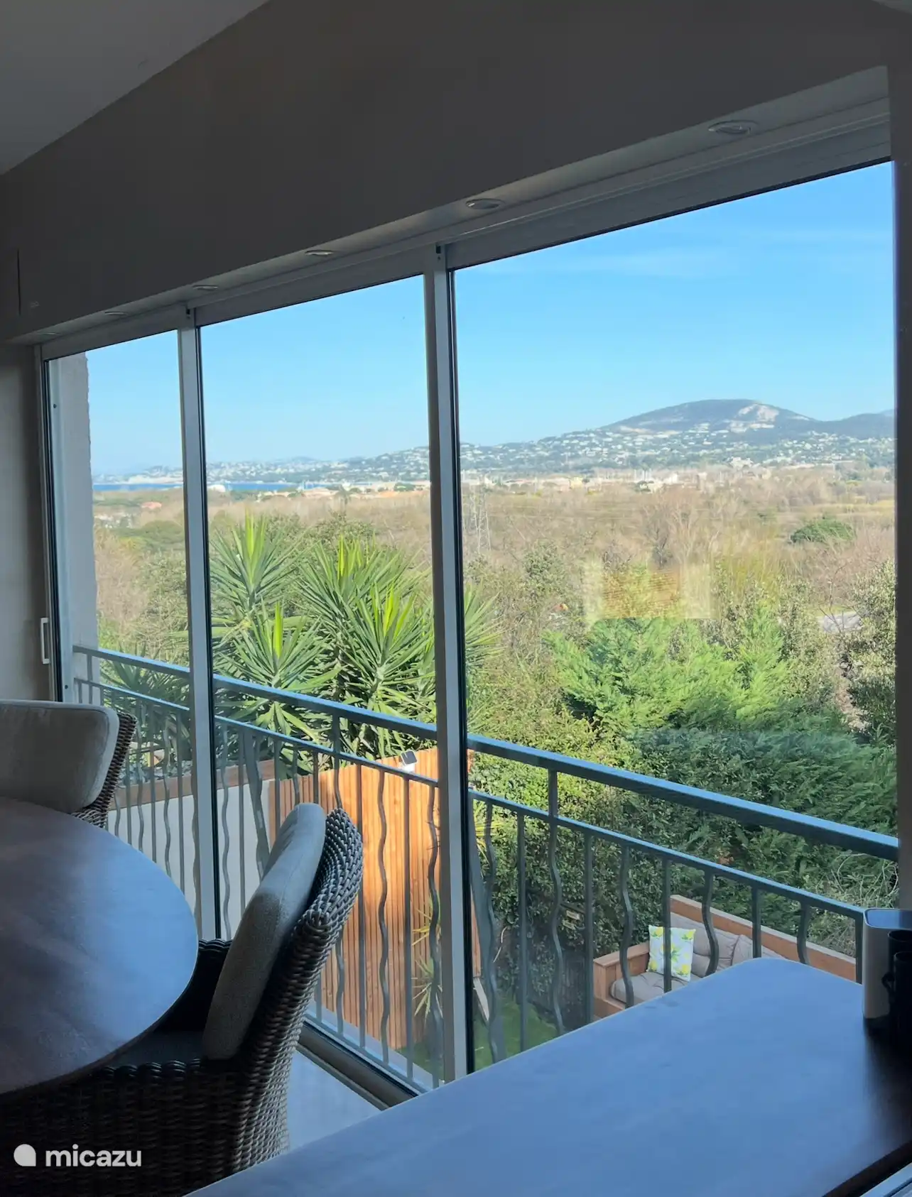 Vista de la bahía de St Tropez