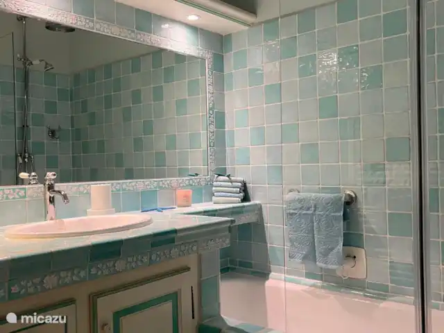 Location de Vacances France, Côte d'Azur, Cogolin, maison de vacances - Maison LouLou Salle de bain attenante avec baignoire