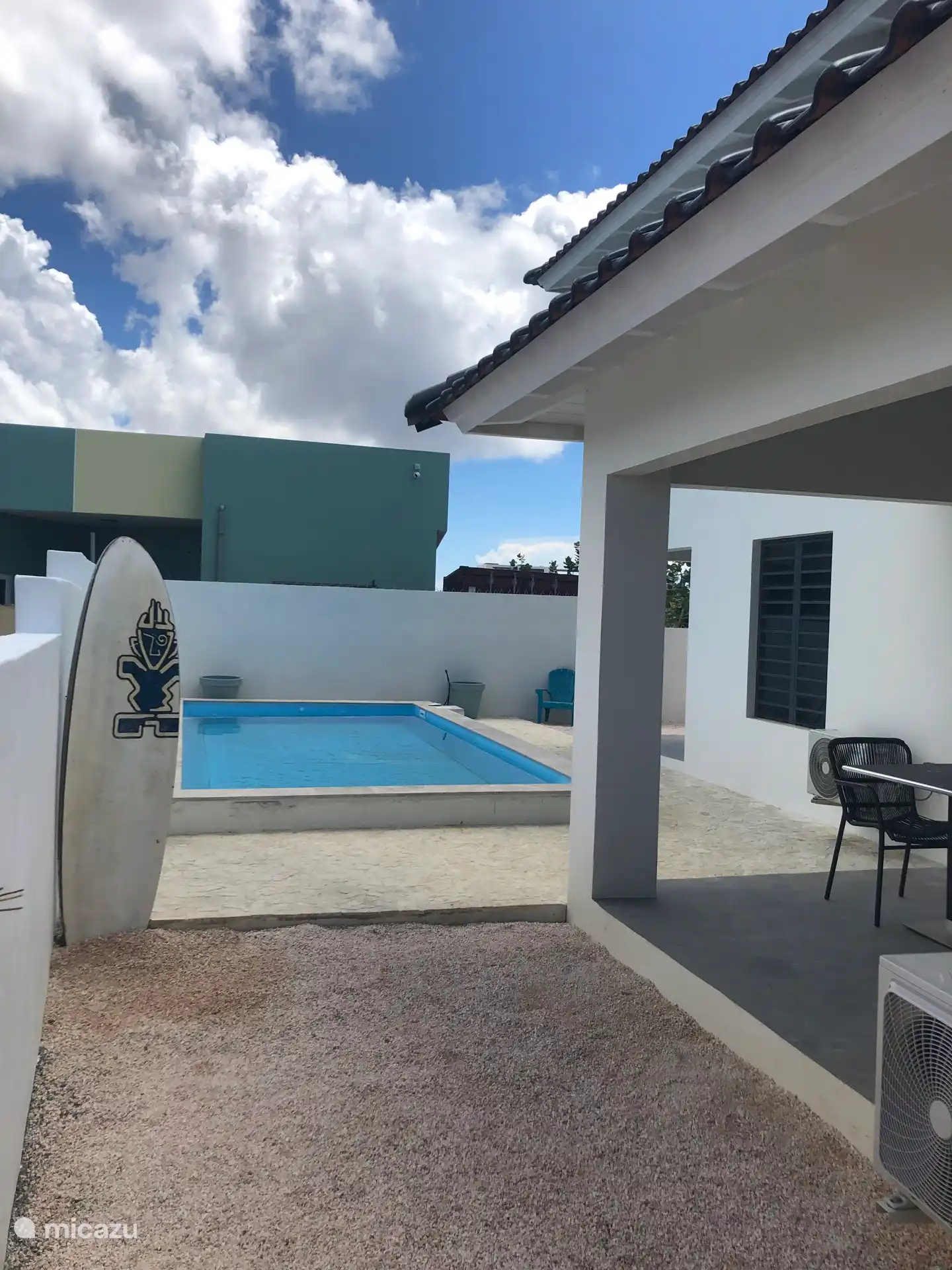 Swimming pool for guests