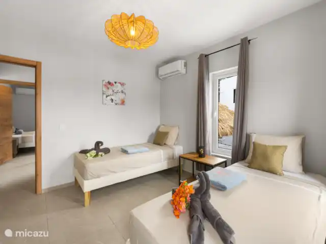 Casa Flamingo | Curaçao, Banda Abou (ouest), Big Mountain - maison mitoyenne Chambre 3
