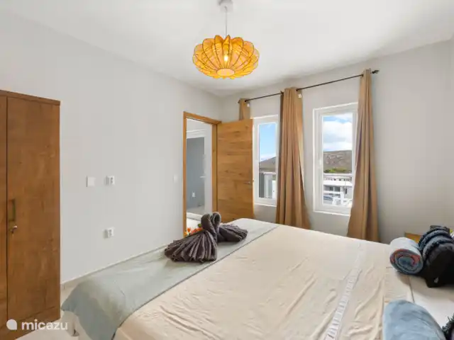 Casa Flamingo | Curaçao, Banda Abou (ouest), Big Mountain - maison mitoyenne Chambre 1