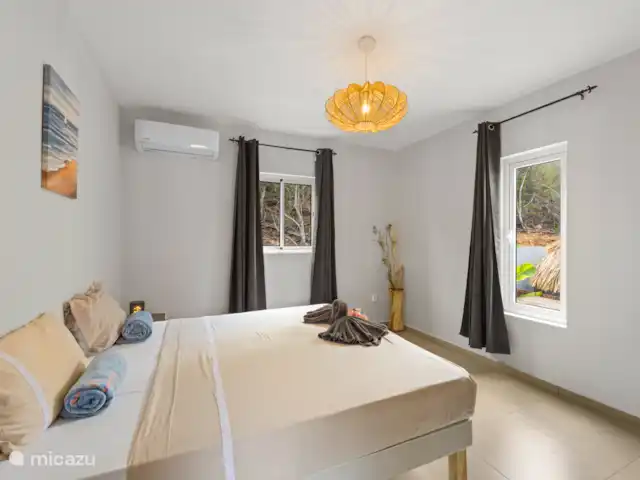 Casa Flamingo | Curaçao, Banda Abou (ouest), Big Mountain - maison mitoyenne Chambre 2