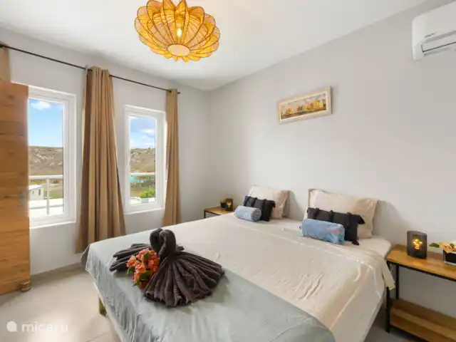 Casa Flamingo | Curaçao, Banda Abou (ouest), Big Mountain - maison mitoyenne Chambre 1