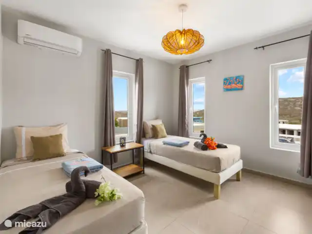 Casa Flamingo | Curaçao, Banda Abou (ouest), Big Mountain - maison mitoyenne Chambre 3