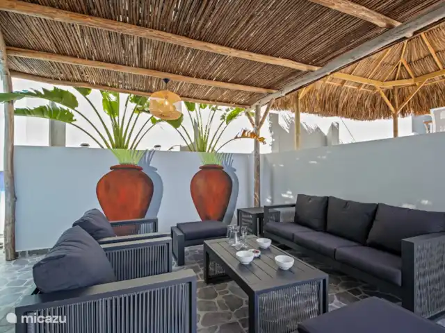 Casa Flamingo | Curaçao, Banda Abou (ouest), Big Mountain - maison mitoyenne À l’abri du soleil dans le charmant coin salon