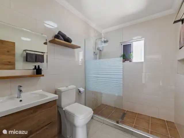Casa Flamingo | Curaçao, Banda Abou (ouest), Big Mountain - maison mitoyenne Salle de Bains