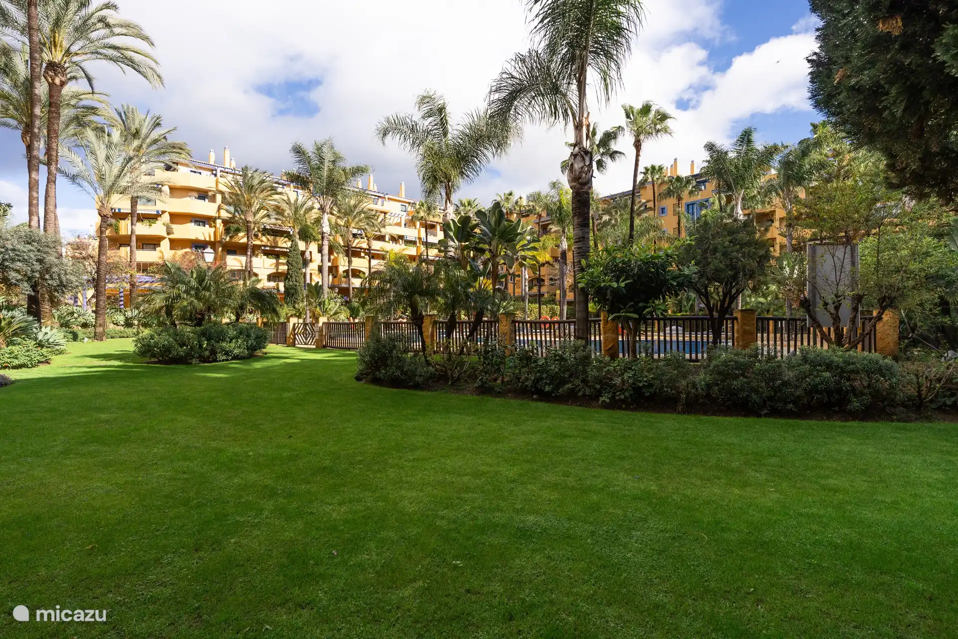 Poolbereich und Garten