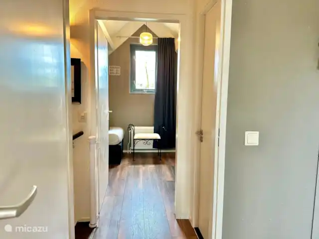 6p. Boshuis *Jacuzzi*De Groene Specht | Pays-Bas, Gueldre, Ewijk - maison de vacances Hall à l’étage