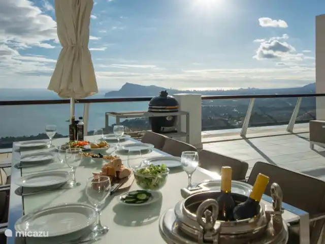 Panorama del Mar huren in Spanje, Costa Blanca, Altea - appartement Panorama del Mar - Privé terras, half overdekt met panoramisch zicht.