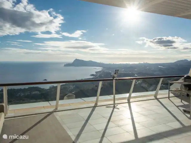 Panorama del Mar huren in Spanje, Costa Blanca, Altea - appartement Panorama del Mar - Privé terras, half overdekt met panoramisch zicht.