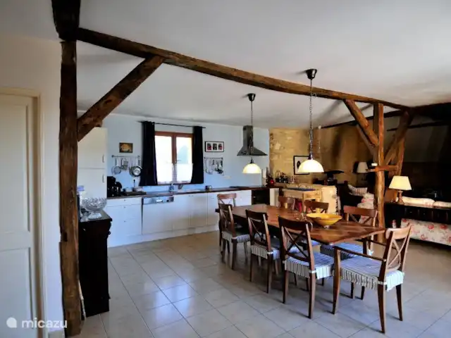 Margarita en Francia, Lot,  Salviac - casa vacacional La cocina