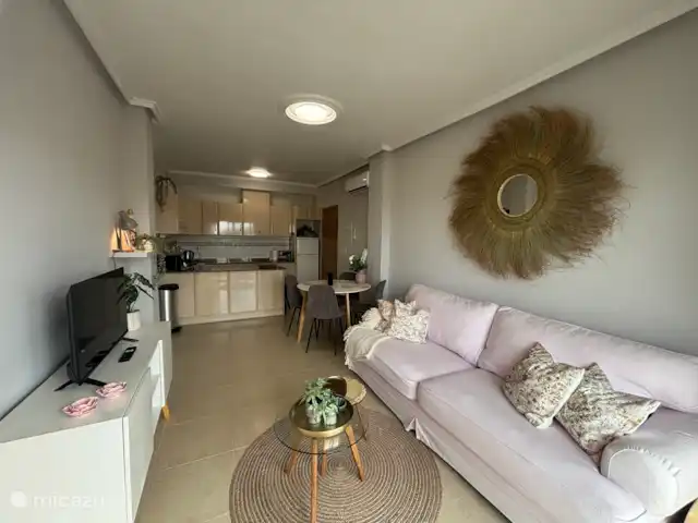 Location de Vacances Espagne, Costa Blanca, Ciudad Quesada, appartement - Casa Baila Salon et cuisine