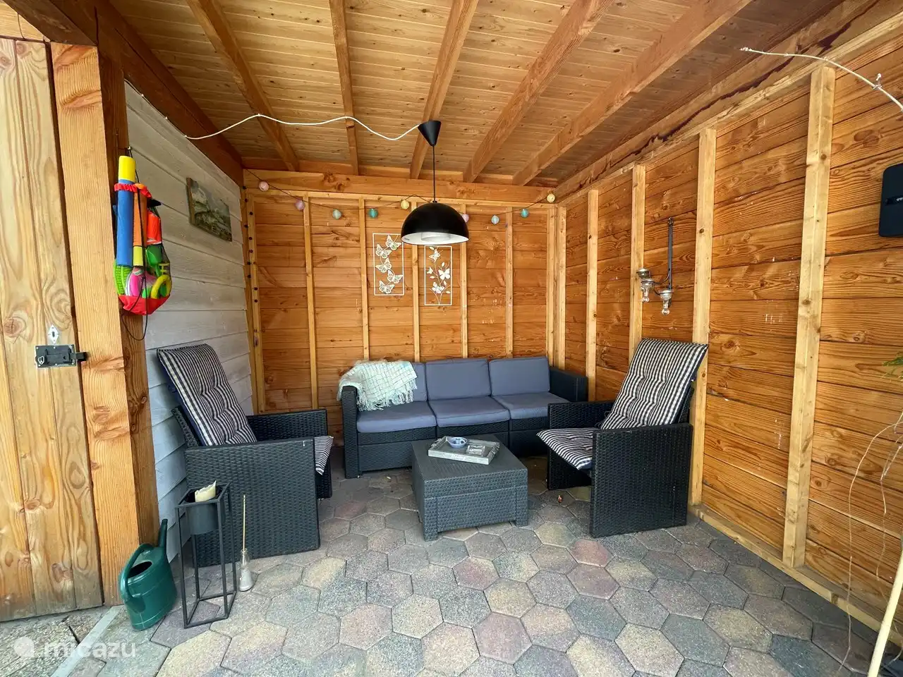 Sitzen Sie lange draußen