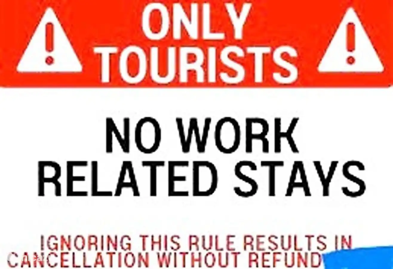 Der Park erlaubt nur die Vermietung an Touristen. 