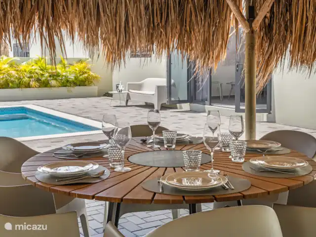 Villa Solana avec piscine privée  | Curaçao, Curaçao-Centre, Willemstad - villa Salle à manger extérieure