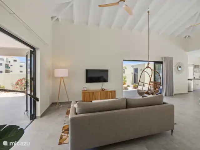 Villa Solana avec piscine privée  | Curaçao, Curaçao-Centre, Willemstad - villa Salon et TV
