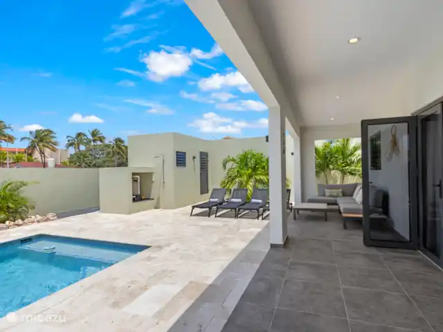Villa Jasmijn avec piscine privée  | Curaçao, Curaçao-Centre, Willemstad - villa Buanderie et coin salon