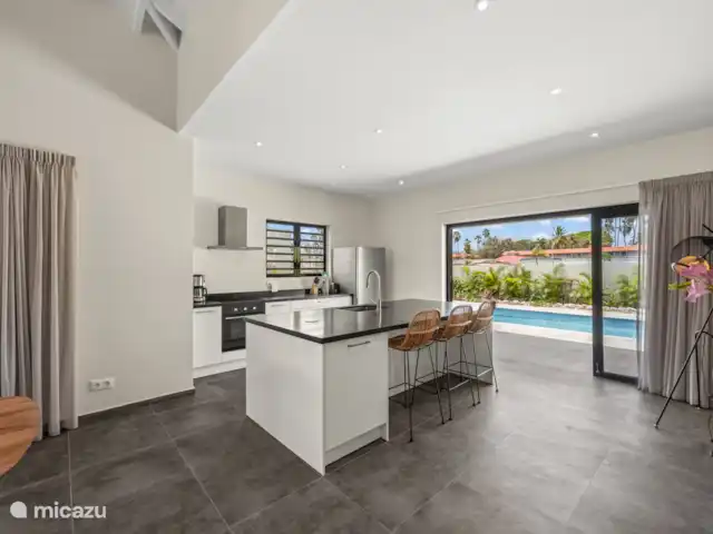 Villa Jasmijn avec piscine privée  | Curaçao, Curaçao-Centre, Willemstad - villa Cuisine et îlot de cuisine