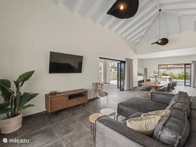Villa Jasmijn avec piscine privée  | Curaçao, Curaçao-Centre, Willemstad - villa Salon et TV