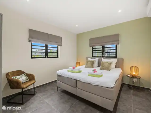 Villa Amber con piscina privada  en Curazao, Curazao Centro, Willemstad - villa Dormitorio principal