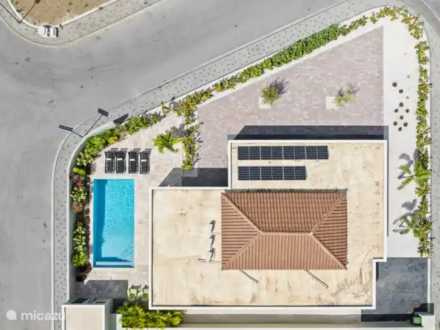Villa Amber con piscina privada  en Curazao, Curazao Centro, Willemstad - villa Parte superior de la piscina