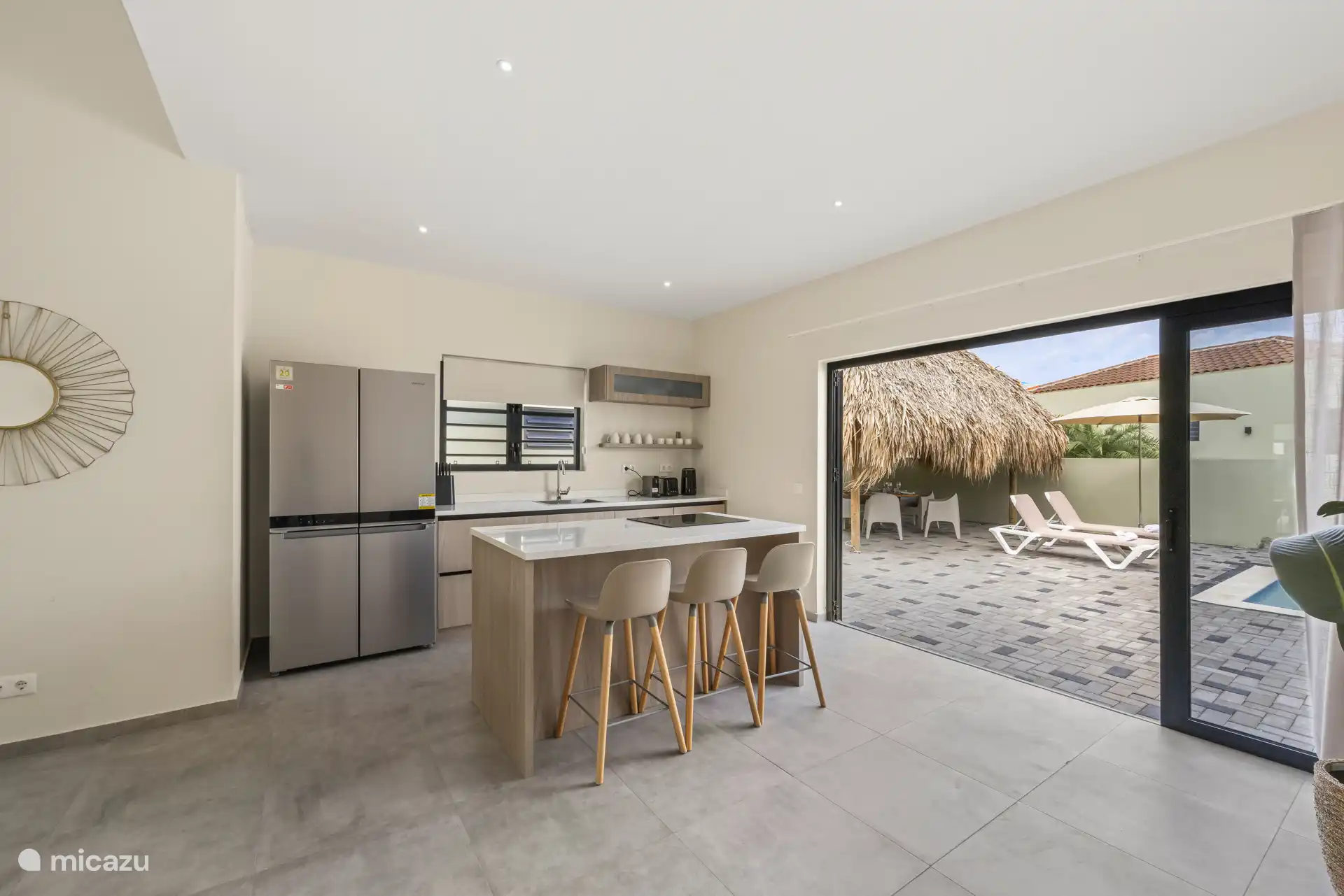 Küche und Kücheninsel 