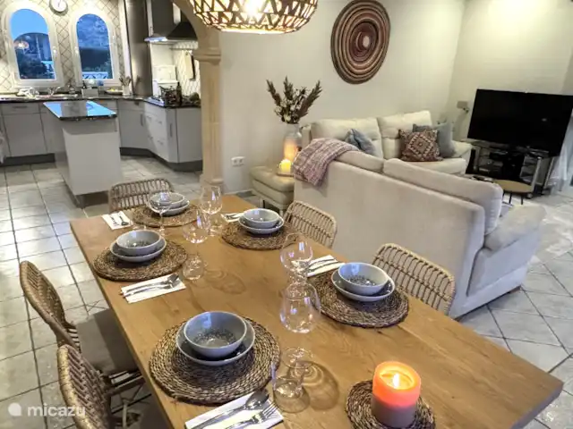 Casa Creativa avec vue sur la mer et piscine   | Espagne, Costa Blanca, Benitachell - villa Table à manger