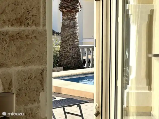 Casa Creativa avec vue sur la mer et piscine   | Espagne, Costa Blanca, Benitachell - villa De la chambre à la piscine