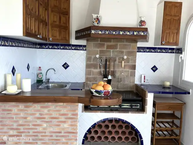 Casa Creativa avec vue sur la mer et piscine   | Espagne, Costa Blanca, Benitachell - villa Cuisine extérieure