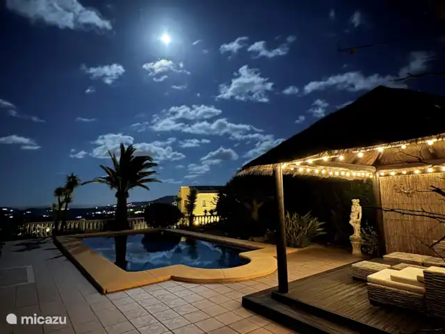 Casa Creativa avec vue sur la mer et piscine   | Espagne, Costa Blanca, Benitachell - villa Aussi super la nuit !