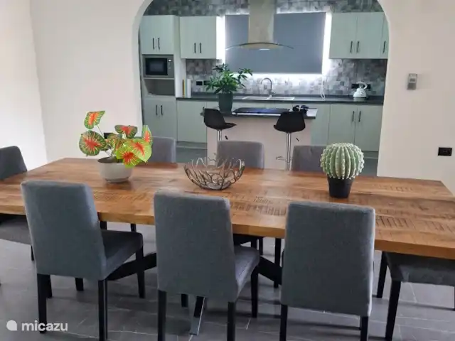 Casa Andries Montanja Rey | Curaçao, Banda Ariba (est), Montan'i Rei - villa Salle à manger