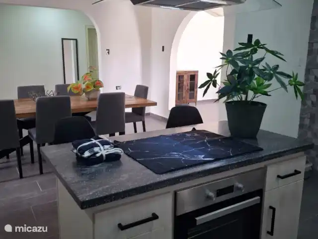 Casa Andries Montanja Rey | Curaçao, Banda Ariba (est), Montan'i Rei - villa Salle à manger - Cuisine