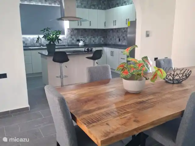 Casa Andries Montanja Rey | Curaçao, Banda Ariba (est), Montan'i Rei - villa Salle à manger - Cuisine