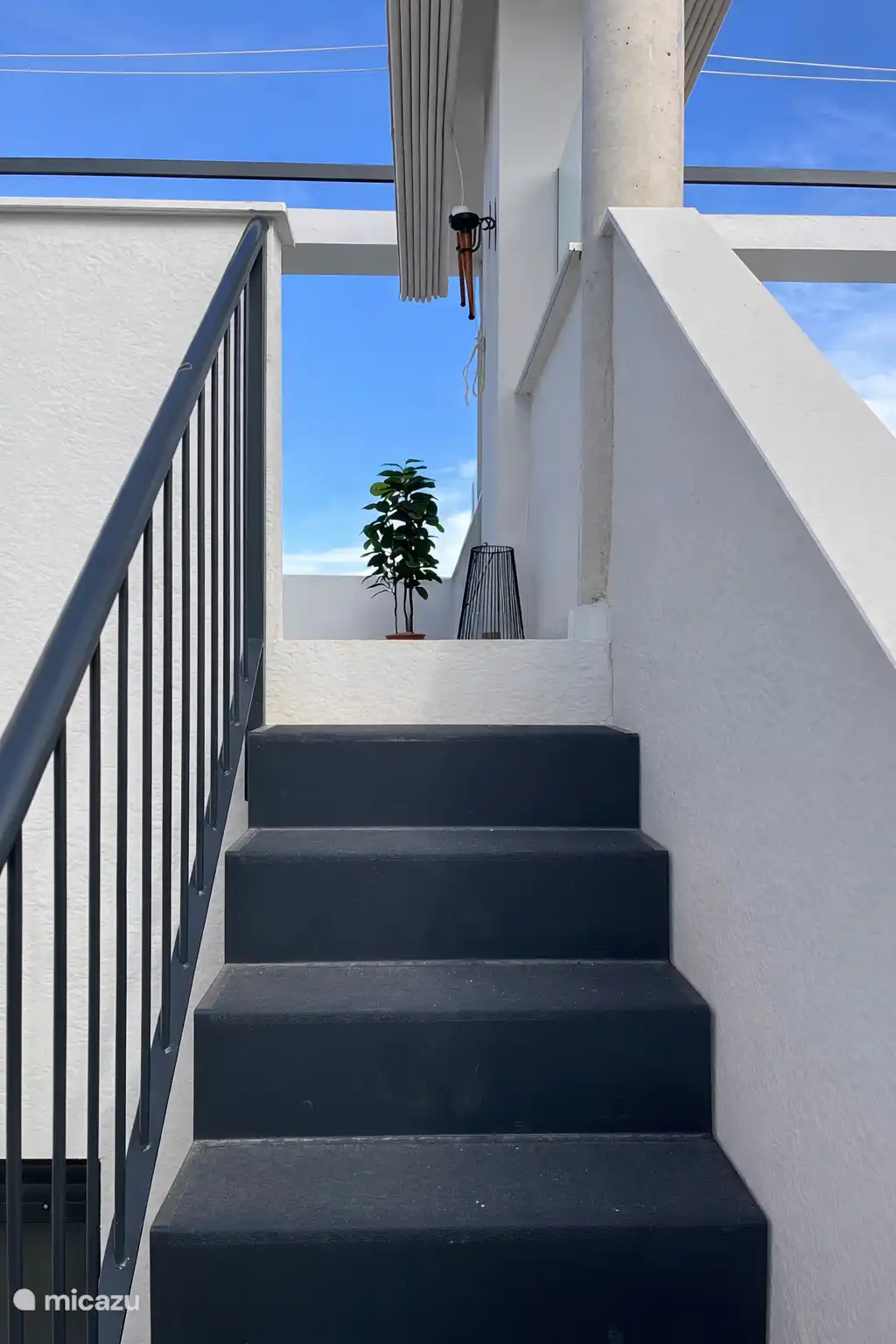 Escaliers vers le solarium