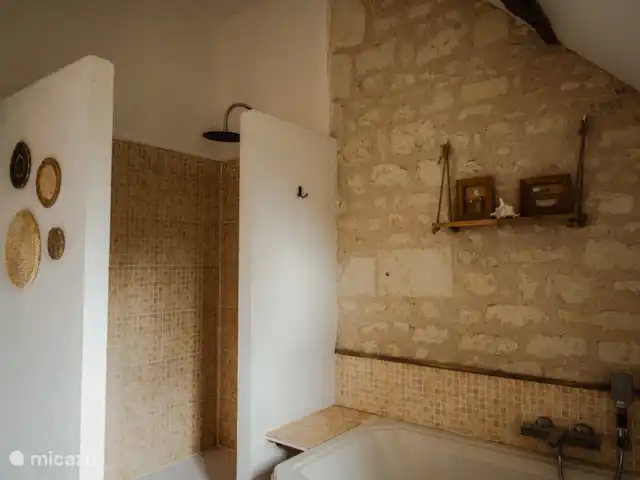 BienViennue (Lundi - Vendredi) | France, Indre-et-Loire, Marcilly-sur-Vienne - maison de vacances Fouque Nerra salle de bain douche