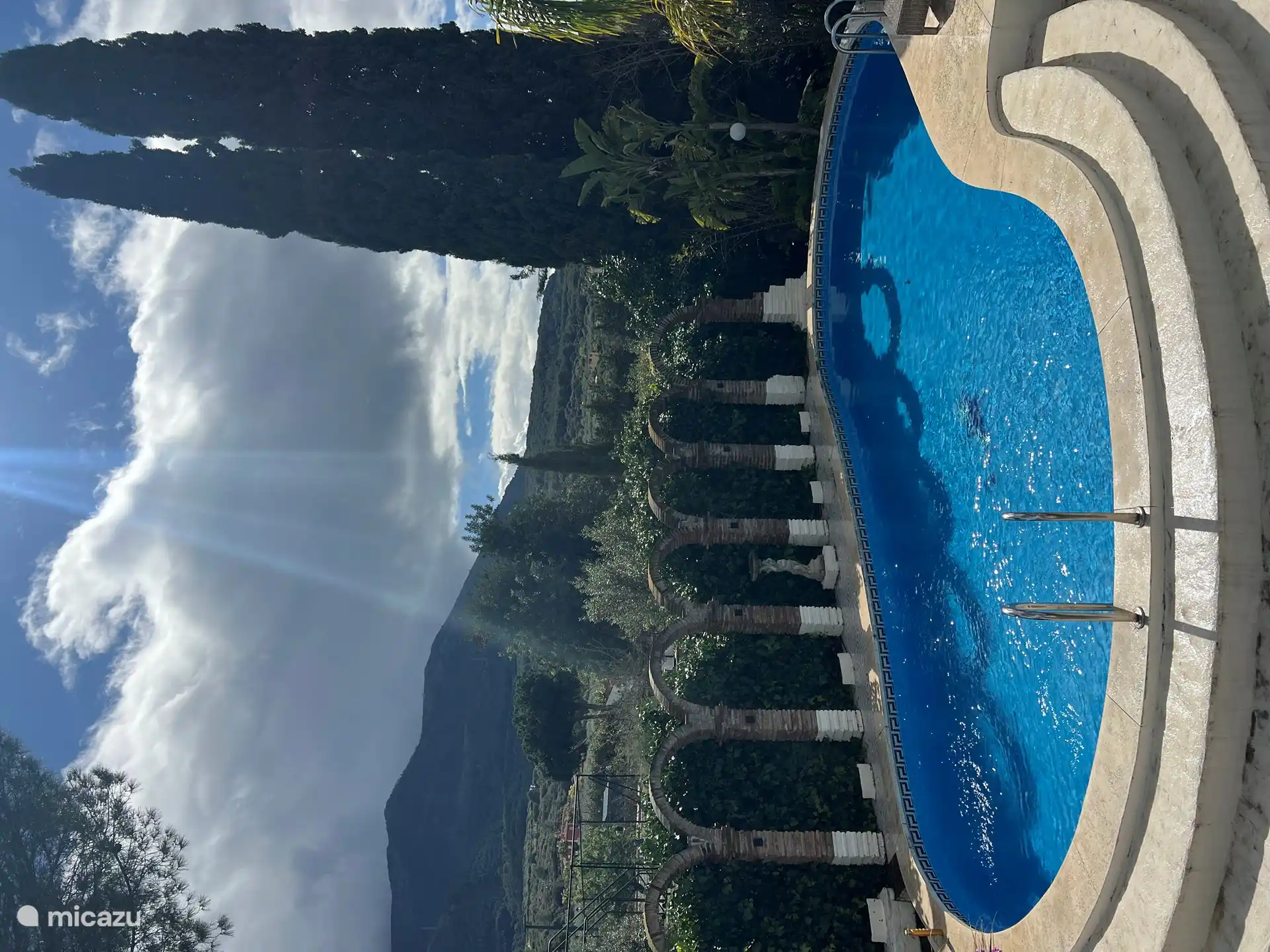 Top view from roof terrace 