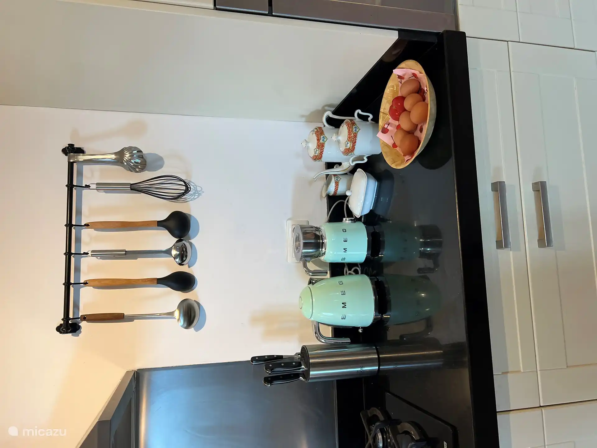 Kitchen with Smeg kitchen appliances