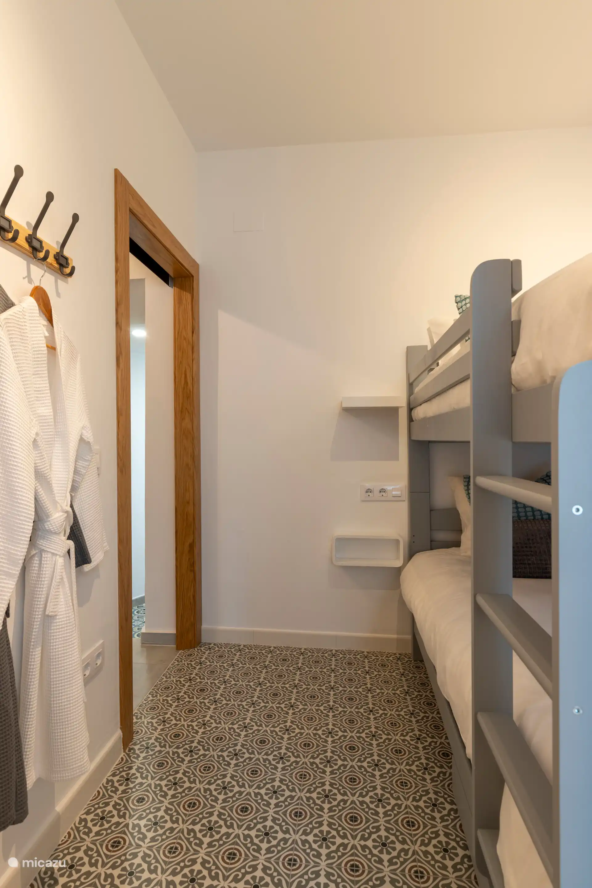 Zweites Schlafzimmer mit Etagenbett