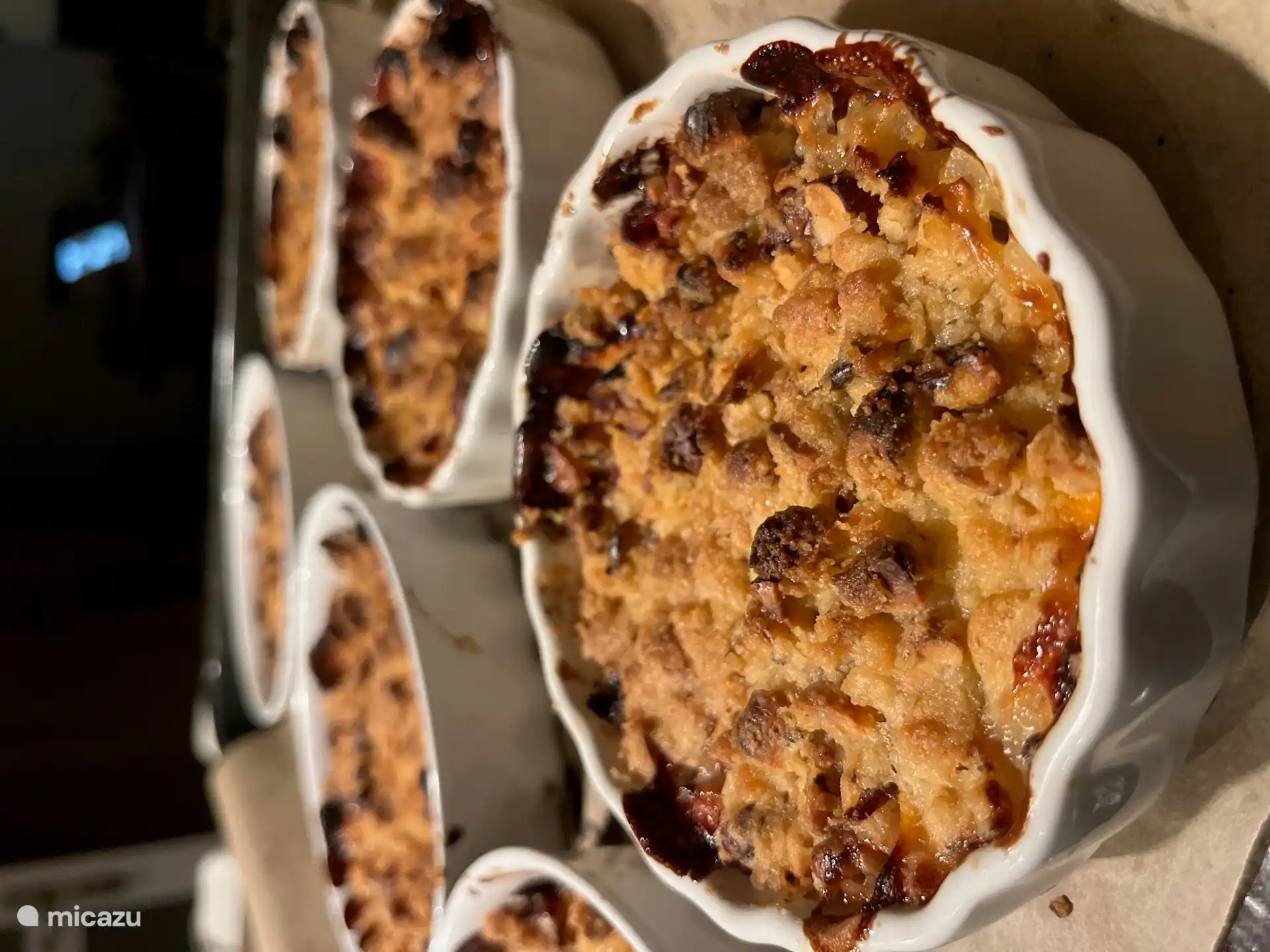 Leckere Streuselpommes mit Kakis