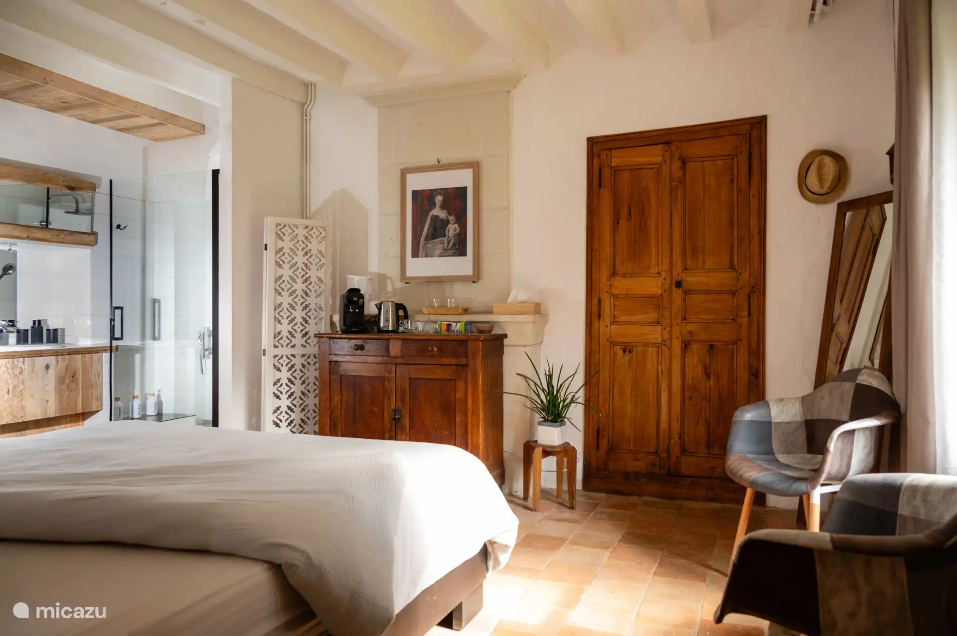 bed & breakfast huren in Frankrijk, Indre-et-Loire, Marcilly-sur-Vienne –  B&B BienViennue - Kamer Sorel 1-2p