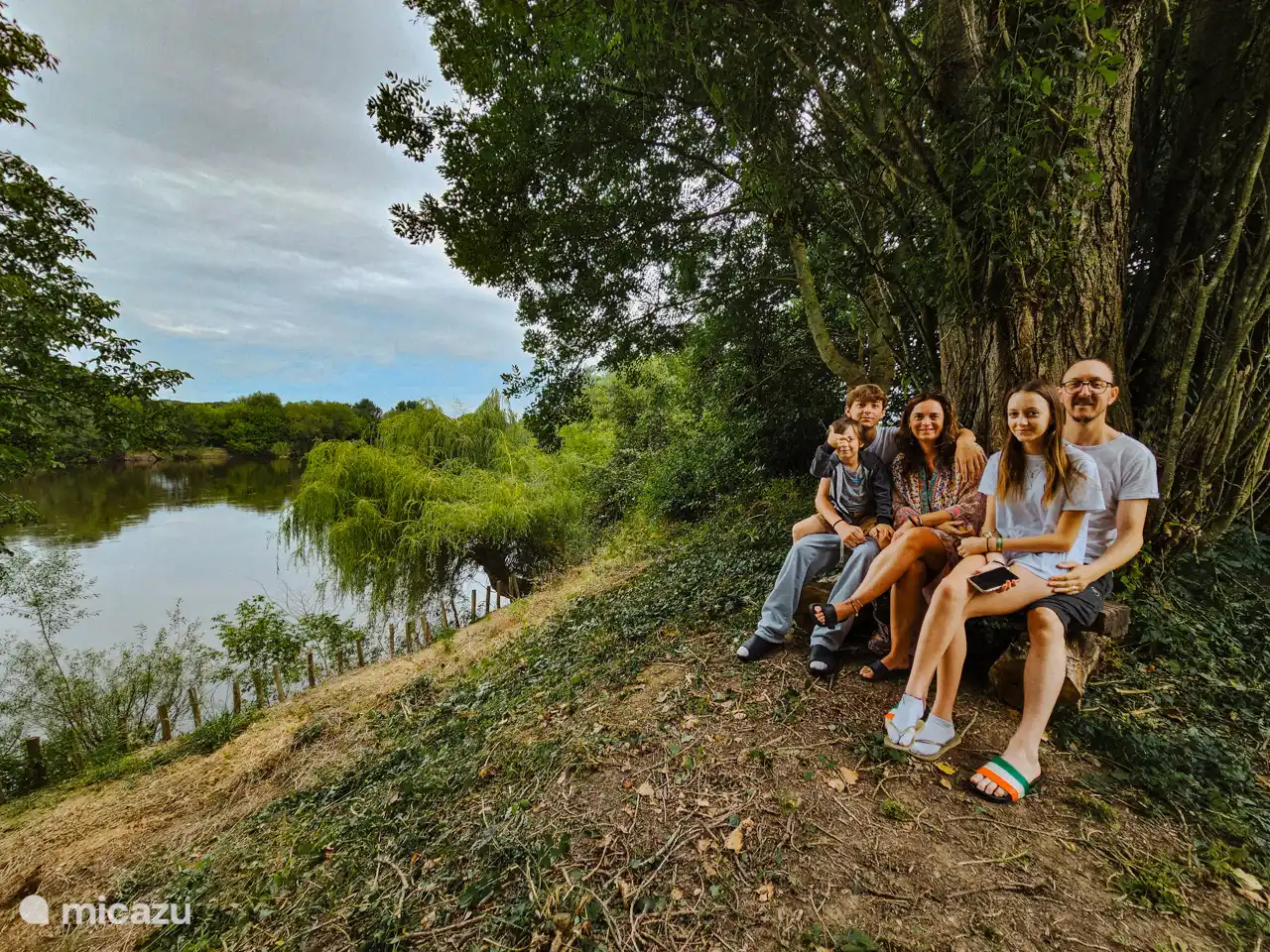 Garten am Ufer der Vienne