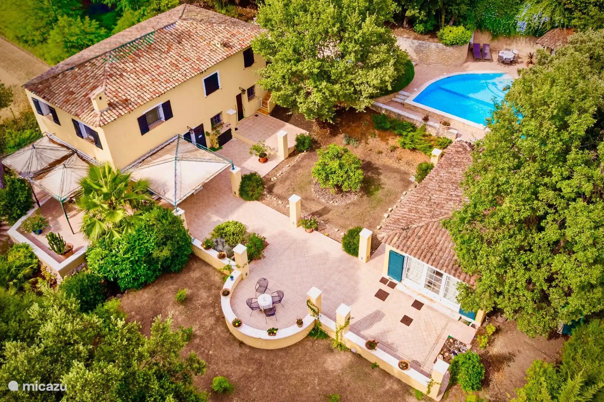 Cote d'Azur Villa, Nebenhaus,Pool in Frankreich, Côte d´Azur, Saint-Paul-de-Vence - Villa