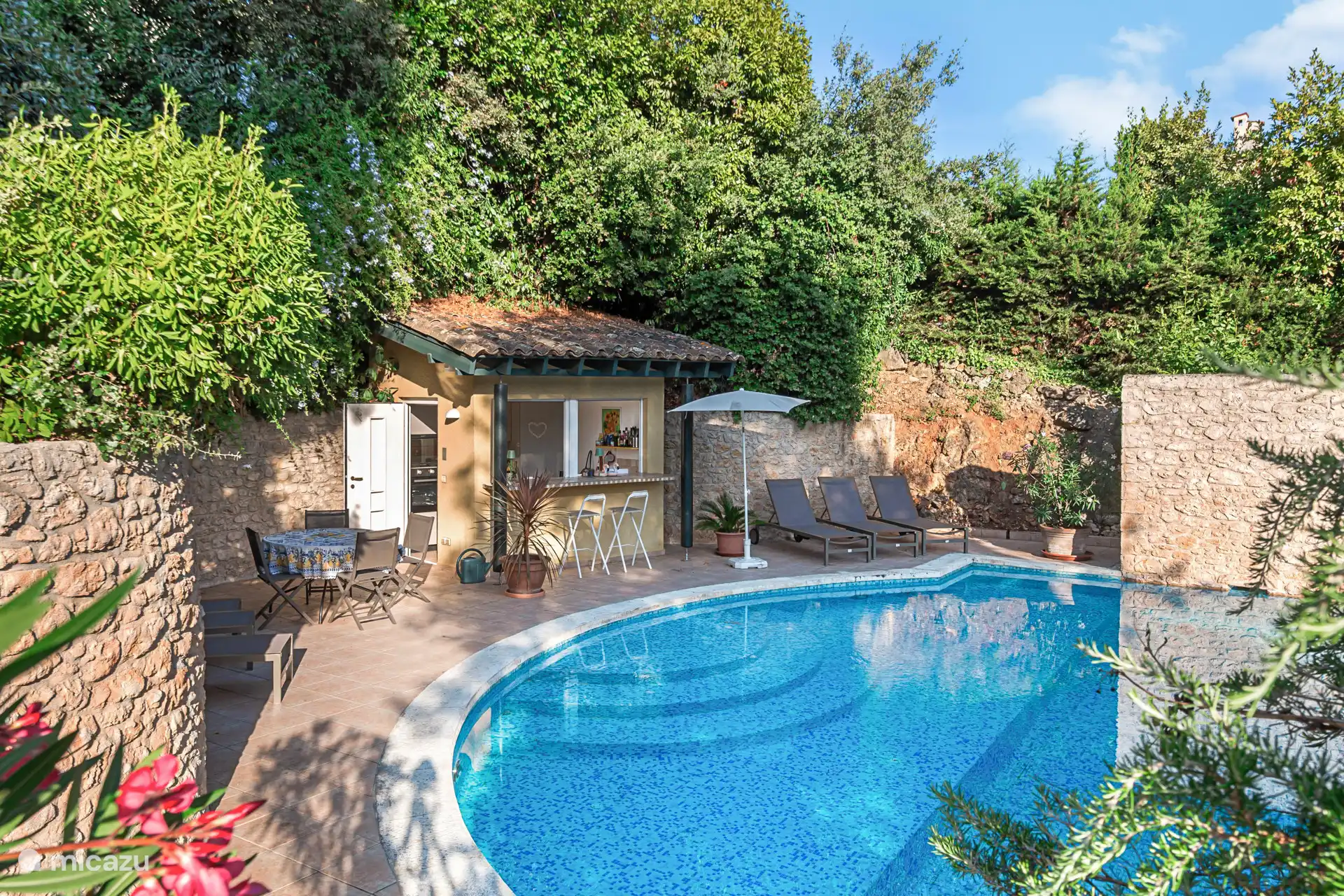 Cote d'Azur Villa, Nebenhaus,Pool in Frankreich, Côte d´Azur, Saint-Paul-de-Vence - Villa