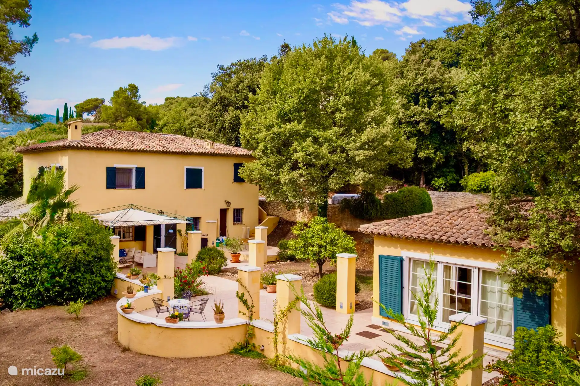 Cote d'Azur Villa, Nebenhaus,Pool in Frankreich, Côte d´Azur, Saint-Paul-de-Vence - Villa