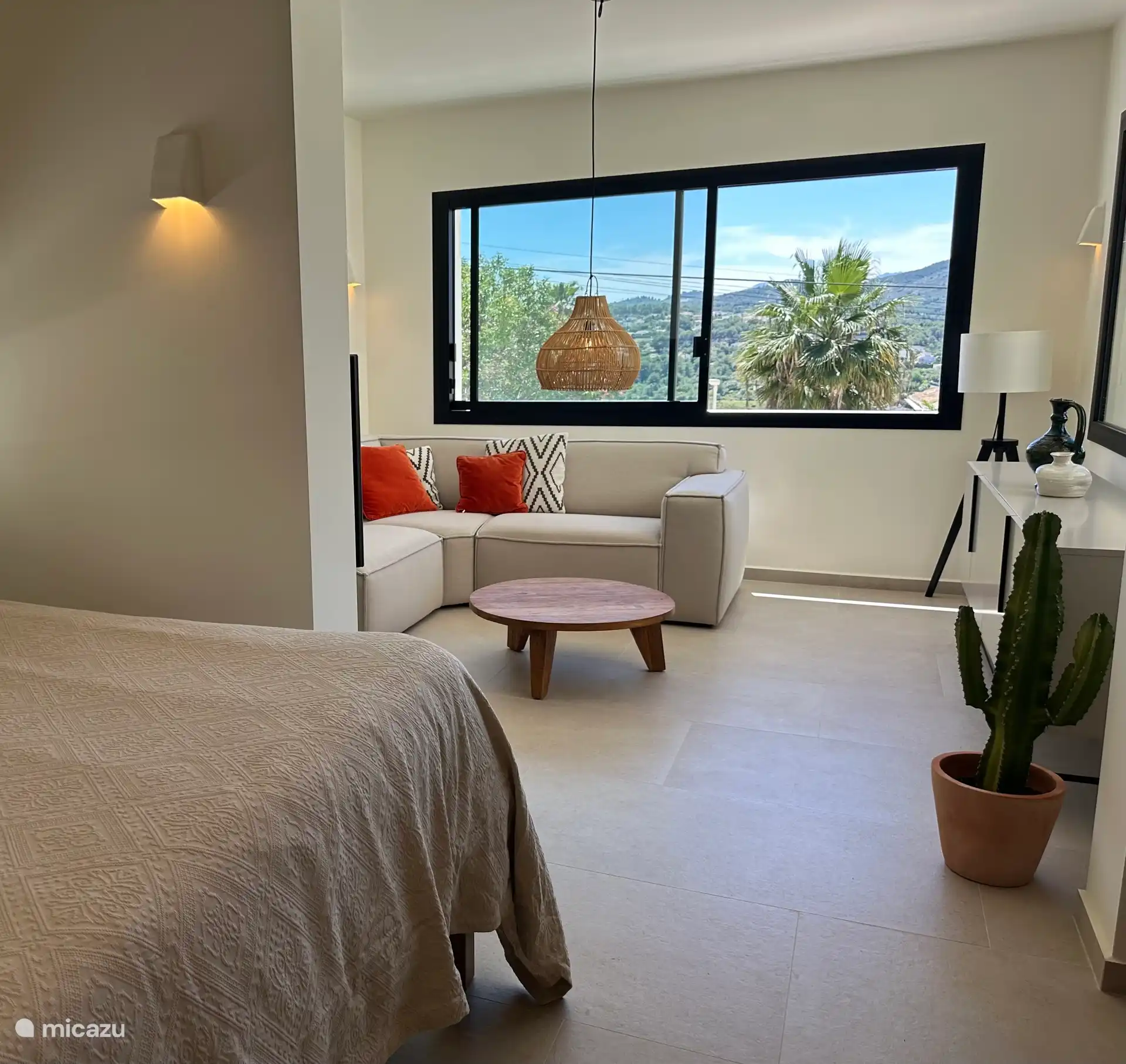 Studio mit Lounge, Schlafzimmer