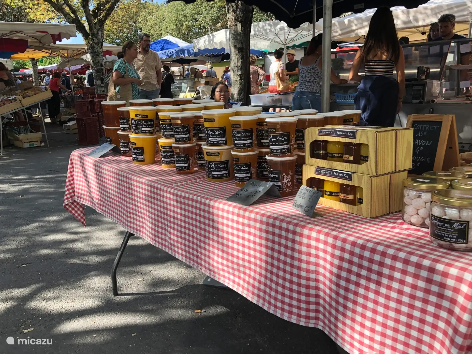 Market day - full of local products 