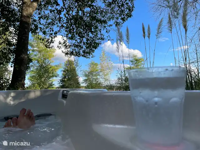 Le Manoir Des Fouilloux  | France, Charente, Aubeterre-sur-Dronne - manoir / château Détendez-vous dans notre jacuzzi pour 6 personnes - profitez de la vue et d’un cocktail !